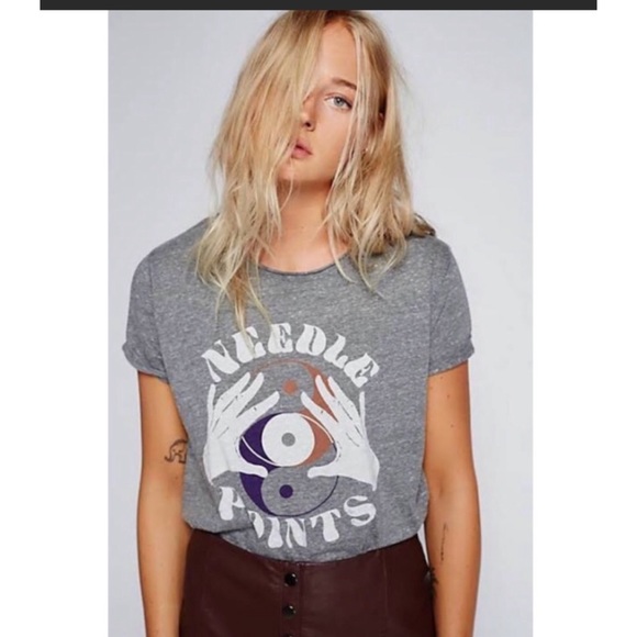 Free people needle points t-shirt - Picture 1 of 8